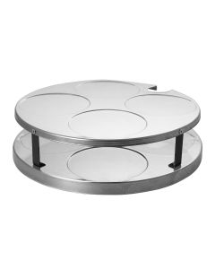 Emerio Pizzarette Keep Warm 8P St. Steel Baking sheet