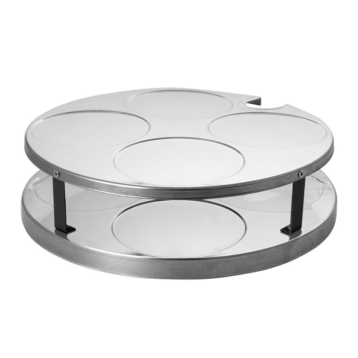 Produkt: Emerio Pizzarette Keep Warm 8P Edelstahl Backblech